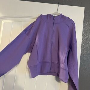 90 Degree By Reflex Kids Purple Zip-Up Jacket